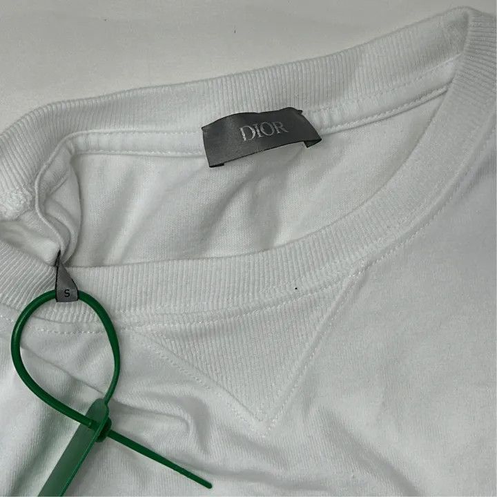 Dior Dior SS22 White Logo Short Sleeve T-shirt 0079 Size US S / EU 44-46 / 1 - 2 Thumbnail
