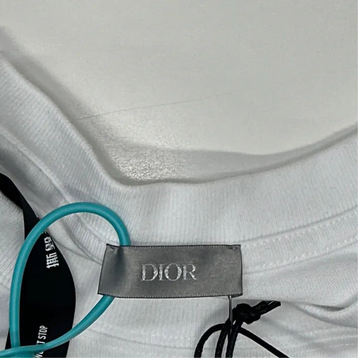 Dior Dior SS25 Logo Print Cotton T-Shirt 0079 Size US S / EU 44-46 / 1 - 3 Thumbnail