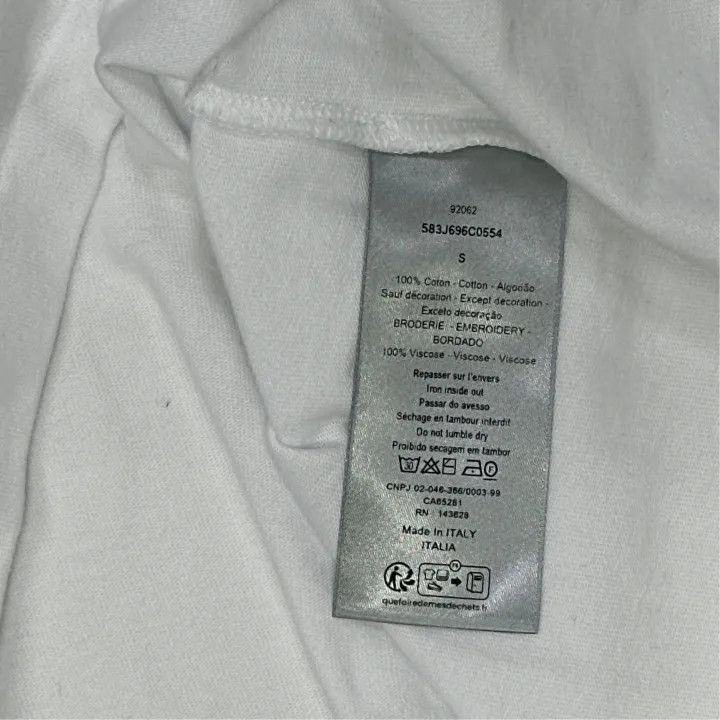 Dior Dior SS25 Logo Print Cotton T-Shirt 0079 Size US S / EU 44-46 / 1 - 2 Thumbnail
