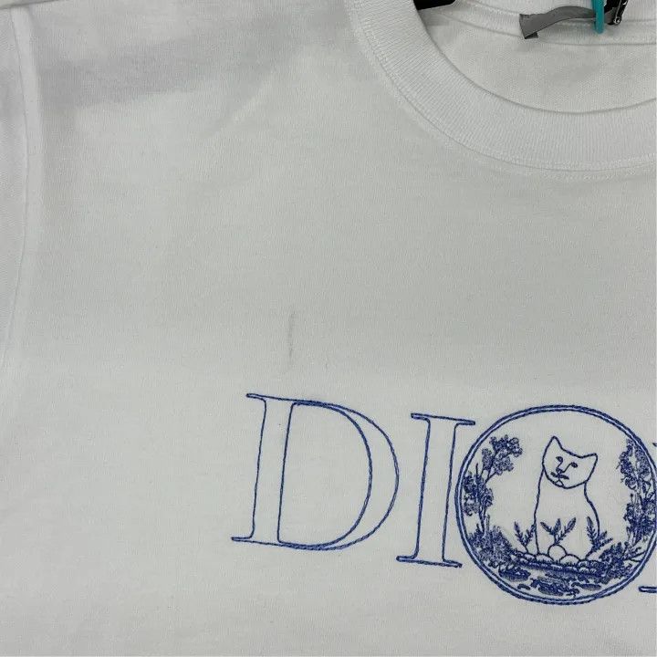 Dior Dior SS25 Logo Print Cotton T-Shirt 0079 Size US S / EU 44-46 / 1 - 5 Thumbnail