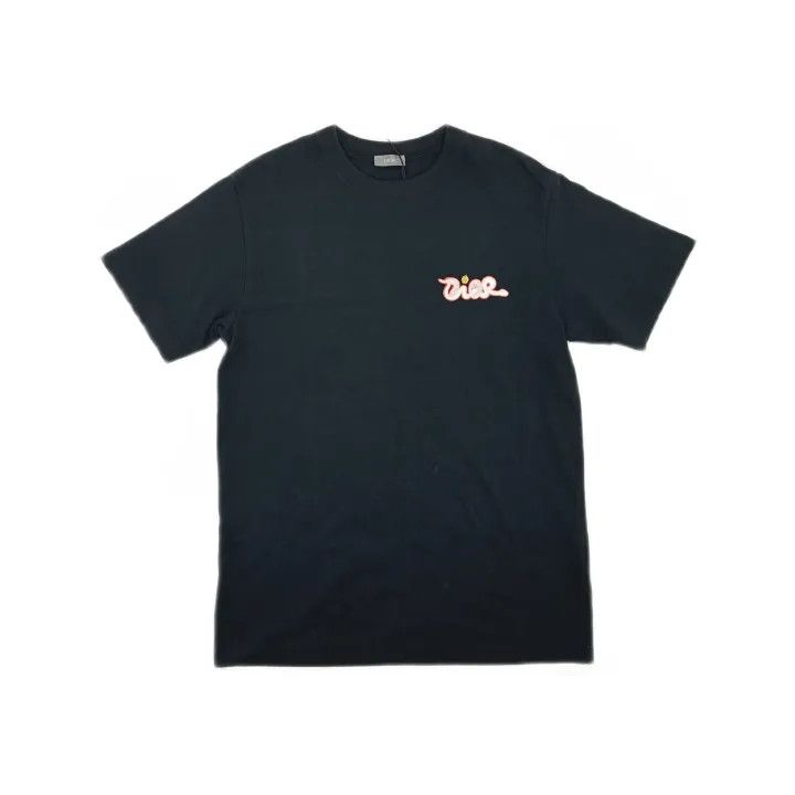 Dior Dior Blue Logo Print Short Sleeve T-Shirt 0079 Size US S / EU 44-46 / 1 - 2 Thumbnail