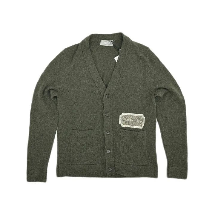 Dior Dior V-Neck Long Sleeve Knit Cardigan for Men 0079 Size US S / EU 44-46 / 1 - 2 Thumbnail