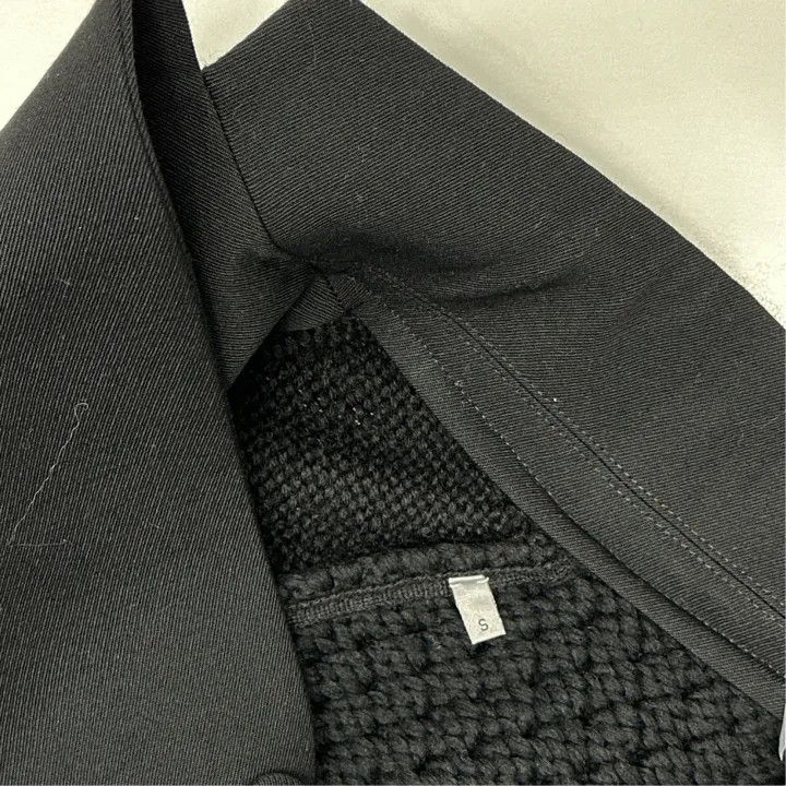 Dior Dior x Sacai Black Knit Mixed Jacket 0079 Size US S / EU 44-46 / 1 - 5 Thumbnail