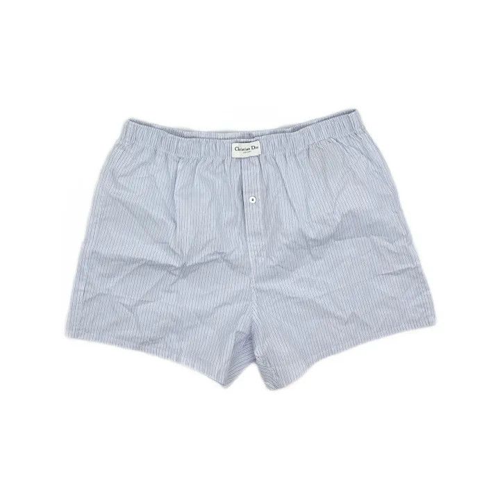 Dior Dior Blue Striped Cotton Casual Shorts 0079 Size US 34 / EU 50 - 2 Thumbnail