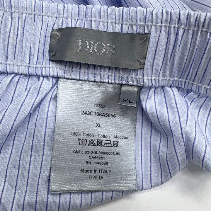 Dior Dior Blue Striped Cotton Casual Shorts 0079 Size US 34 / EU 50 - 5 Thumbnail