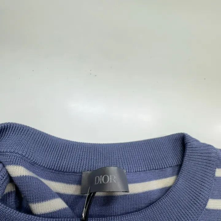 Dior Dior SS21 Striped Logo T-Shirt for Men 0079 Size US XL / EU 56 / 4 - 5 Thumbnail