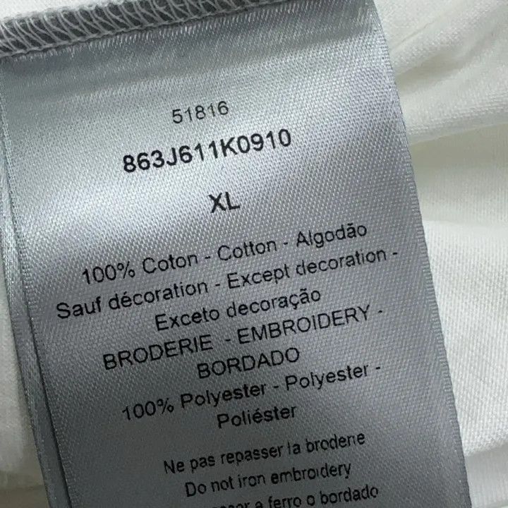 Dior Dior Men's Short Sleeve Logo T-Shirt 0079 Size US XL / EU 56 / 4 - 4 Thumbnail