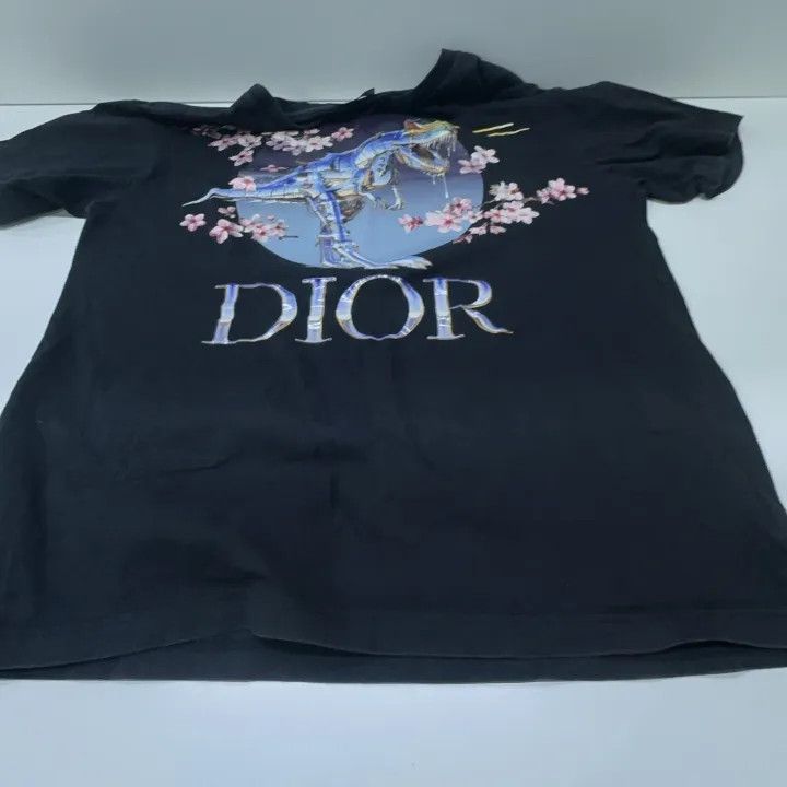 Dior Dior x Sorayama Black Dinosaur Print T-shirt 0079 Size US XS / EU 42 / 0 - 14 Thumbnail