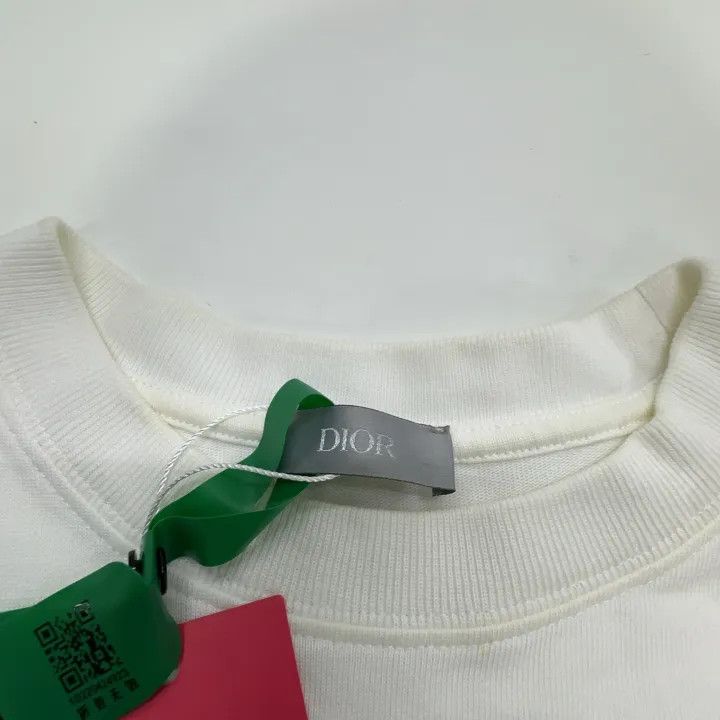 Dior Dior Cotton Rose Embroidery Short Sleeve T-shirt 0079 Size US XS / EU 42 / 0 - 4 Thumbnail