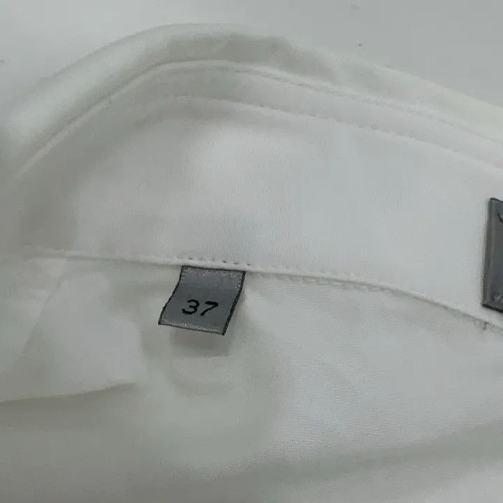 Dior Dior Men's White Bee Embroidered Long Sleeve Shirt 0079 Size US XS / EU 42 / 0 - 5 Thumbnail
