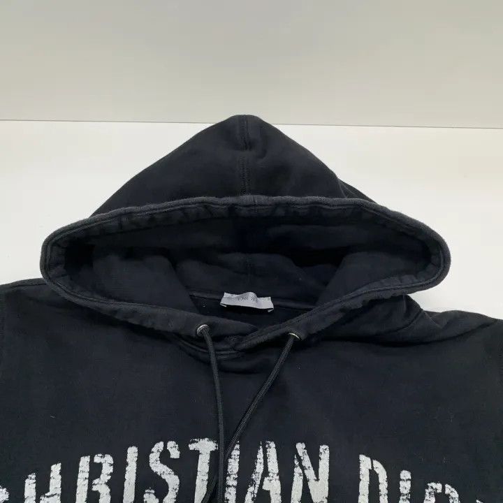 Dior Dior Black Logo Print Hoodie for Men 0079 Size US XS / EU 42 / 0 - 6 Thumbnail