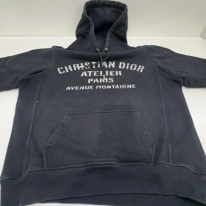 Dior Dior Black Logo Print Hoodie for Men 0079 Size US XS / EU 42 / 0 - 9 Thumbnail