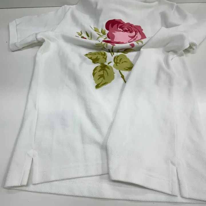 Dior Dior Logo Embroidered White Polo Shirt 0079 Size US XS / EU 42 / 0 - 10 Thumbnail