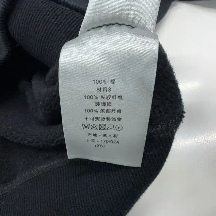 Dior Dior SS22 Black Embroidered Logo Sweatshirt 0079 Size US XS / EU 42 / 0 - 14 Thumbnail