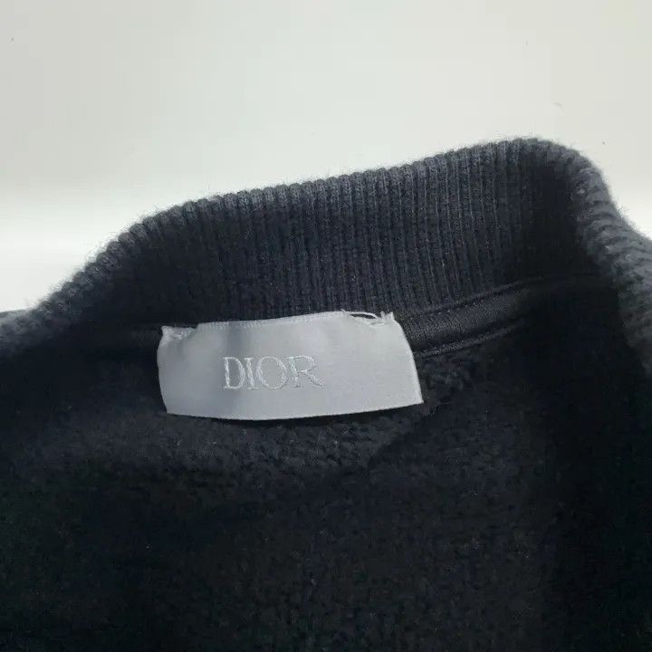 Dior Dior SS22 Black Embroidered Logo Sweatshirt 0079 Size US XS / EU 42 / 0 - 12 Thumbnail
