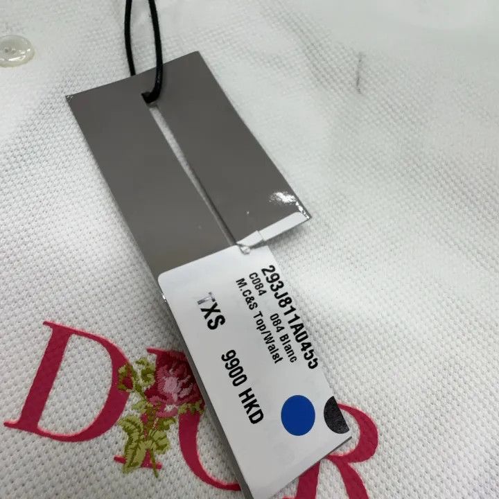 Dior Dior Logo Embroidered Casual Polo Shirt 0079 Size US XS / EU 42 / 0 - 5 Thumbnail