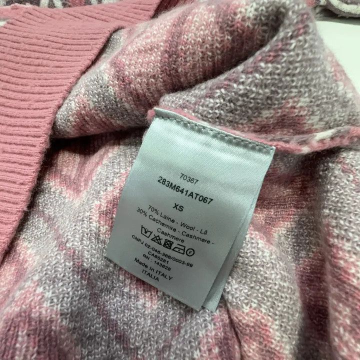 Dior Dior SS22 Diamond Pattern Wool Sweater 0079 Size US XS / EU 42 / 0 - 4 Thumbnail