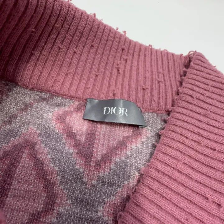 Dior Dior SS22 Diamond Pattern Wool Sweater 0079 Size US XS / EU 42 / 0 - 6 Thumbnail