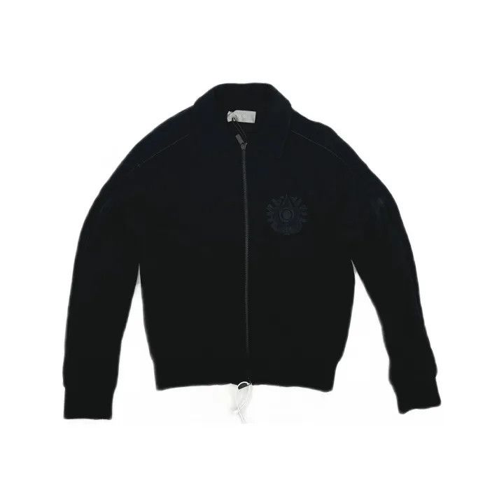 Dior Black Zippered Jacket with Logo Embroidery 0079