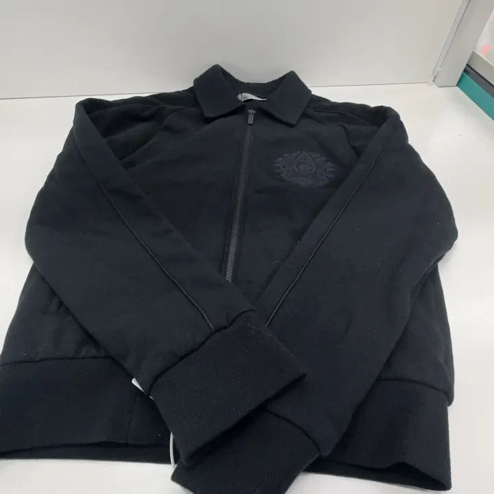 Dior Black Zippered Jacket with Logo Embroidery 0079