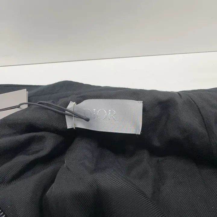Dior Black Zippered Jacket with Logo Embroidery 0079