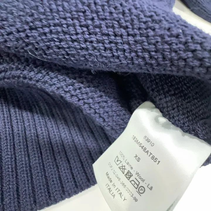 Dior Dior SS21 Navy Blue Knitted Sweater 0079 Size US XS / EU 42 / 0 - 4 Thumbnail