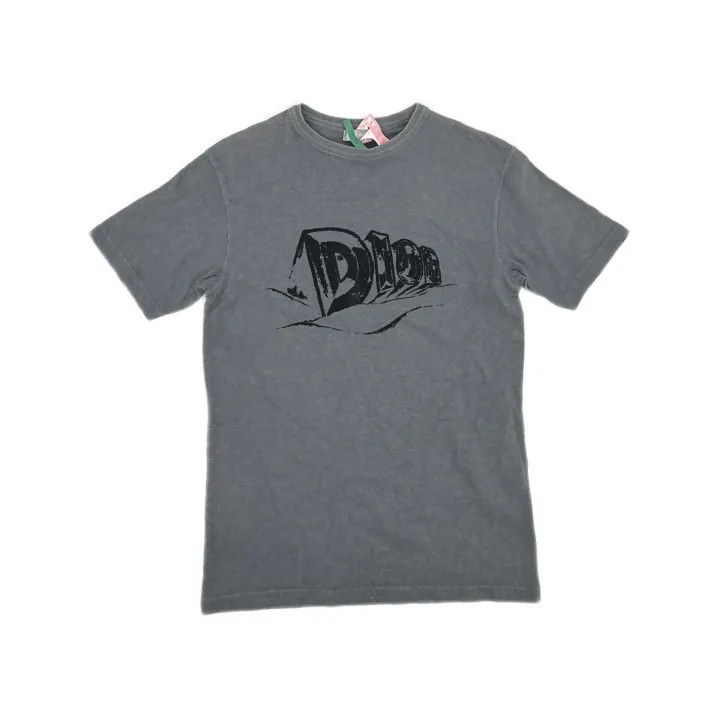 Dior Dior Letter Print Loose Fit T-Shirt for Men 0079 Size US XXS / EU 40 - 2 Thumbnail