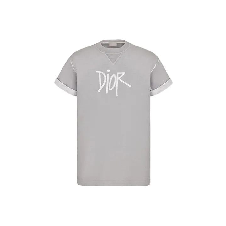 Dior Dior Shawn Stussy Oversized Logo T-Shirt 0079 Size US XXS / EU 40 - 2 Thumbnail