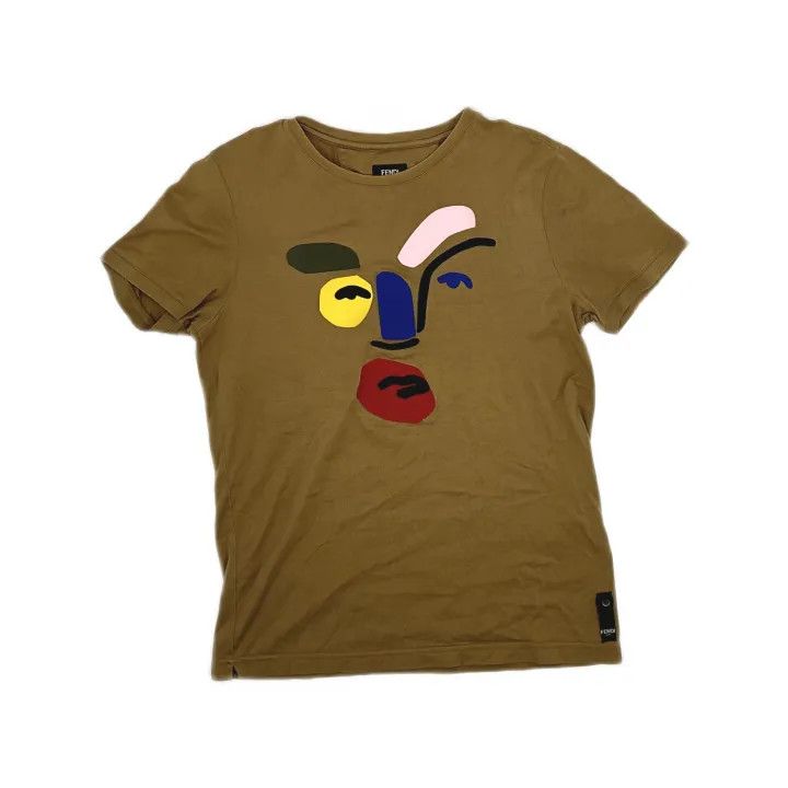Fendi Fendi Casual Colorful Graphic T-Shirt 0079 Size US M / EU 48-50 / 2 - 2 Thumbnail