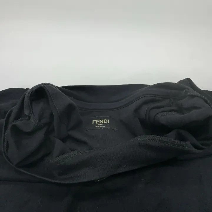 Fendi Fendi SS22 Black Logo Long Sleeve T-Shirt 0079 Size US L / EU 52-54 / 3 - 7 Thumbnail
