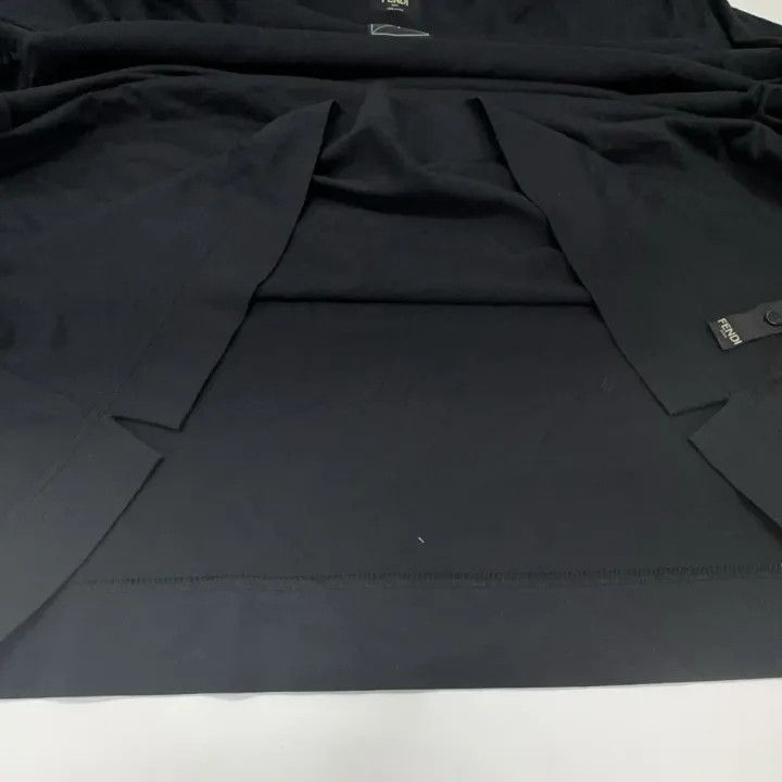 Fendi Fendi SS22 Black Logo Long Sleeve T-Shirt 0079 Size US L / EU 52-54 / 3 - 9 Thumbnail