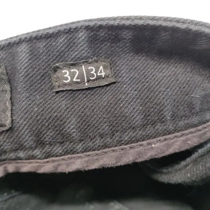 Fendi Fendi Men's Slim Fit Black Jeans 0079 Size US 32 / EU 48 - 5 Thumbnail