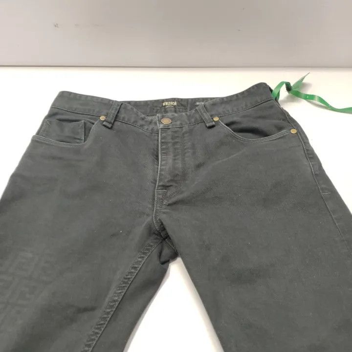 Fendi Fendi Men's Slim Fit Black Jeans 0079 Size US 32 / EU 48 - 9 Thumbnail
