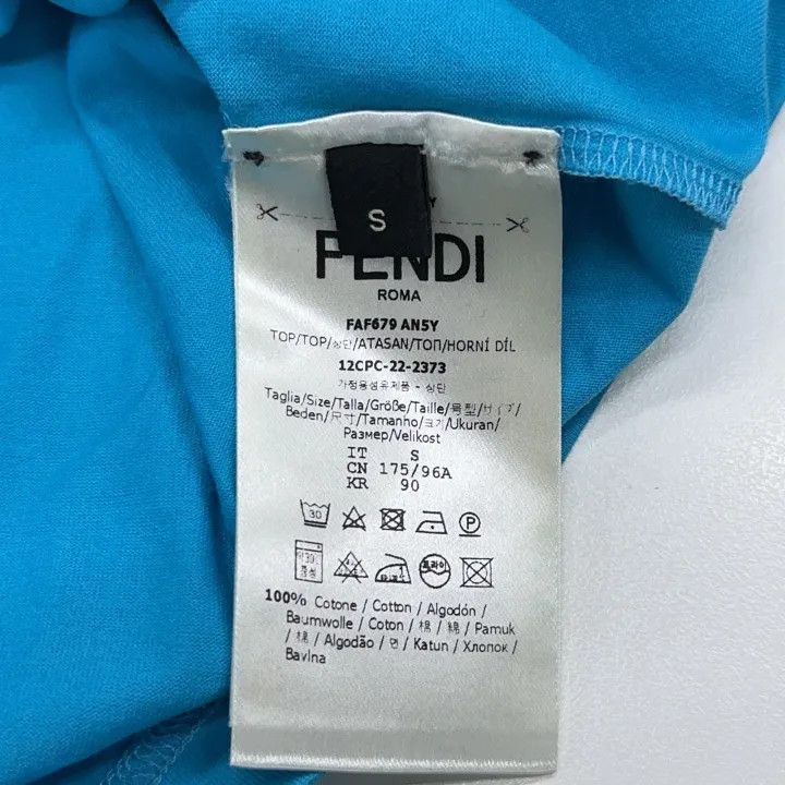 Fendi Fendi SS23 Color Blocked Short Sleeve T-Shirt 0079 Size US S / EU 44-46 / 1 - 12 Thumbnail