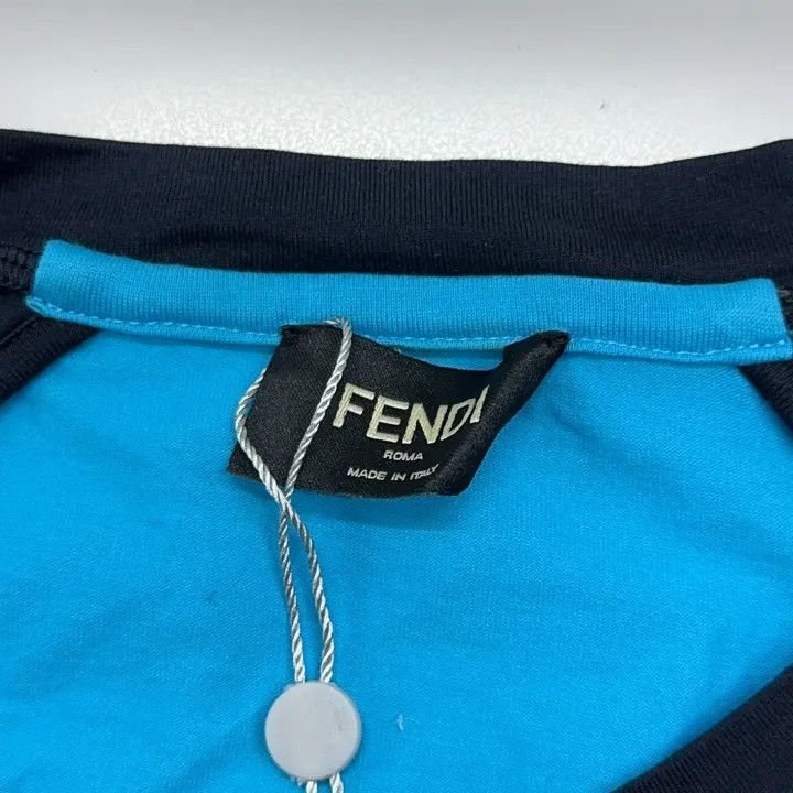 Fendi Fendi SS23 Color Blocked Short Sleeve T-Shirt 0079 Size US S / EU 44-46 / 1 - 14 Thumbnail