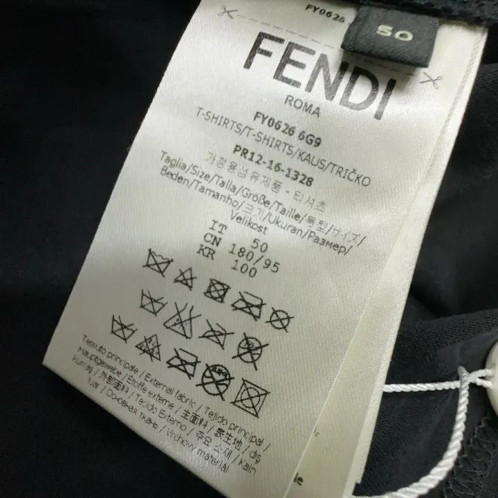 Fendi Fendi Short Sleeve Devil Eye T-Shirt 0079 Size US L / EU 52-54 / 3 - 5 Thumbnail