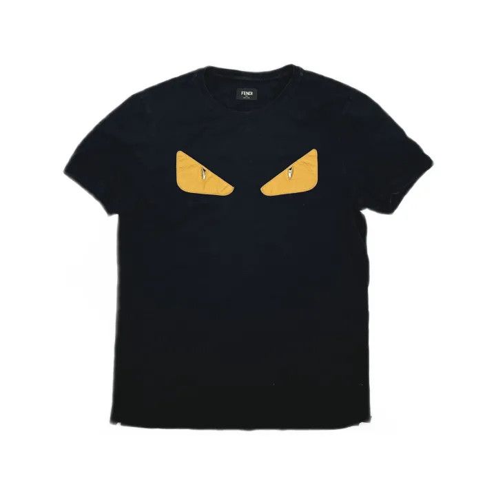 Fendi Fendi Monster Eyes Graphic Black T-Shirt 0079 Size US L / EU 52-54 / 3 - 2 Thumbnail