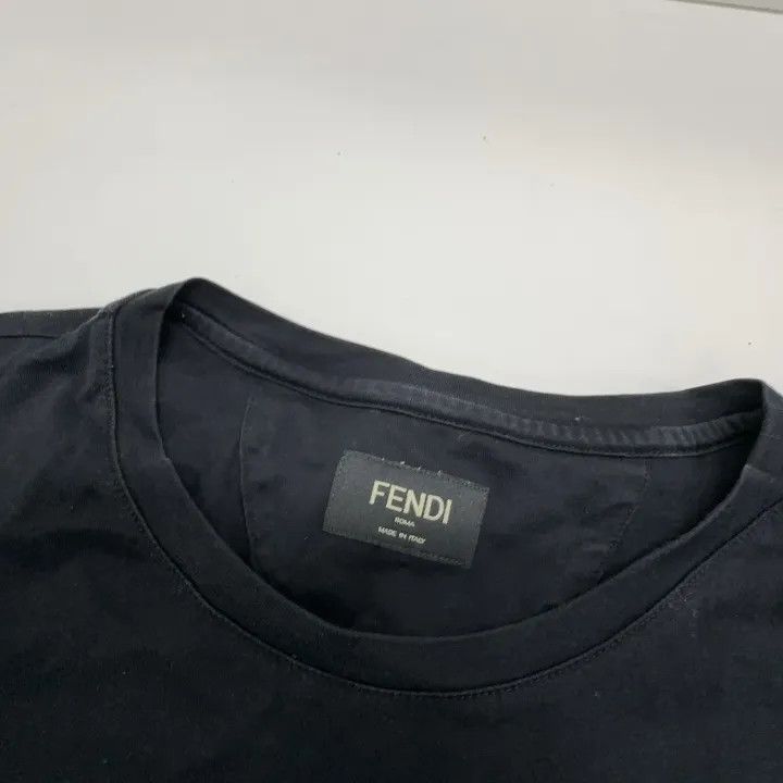 Fendi Fendi Monster Eyes Graphic Black T-Shirt 0079 Size US L / EU 52-54 / 3 - 6 Thumbnail