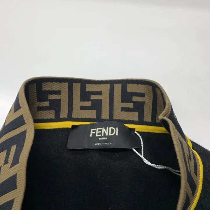 Fendi FENDI Black High Neck Wool Sweater 0079 Size US M / EU 48-50 / 2 - 4 Thumbnail