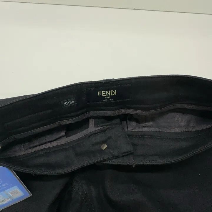 Fendi Fendi Casual Black Pants Unisex 0079 Size US 30 / EU 46 - 8 Thumbnail