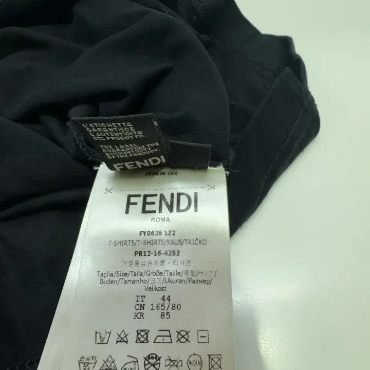 Fendi Fendi Embroidered Monster Eyes Casual T-shirt 0079 Size US L / EU 52-54 / 3 - 4 Thumbnail
