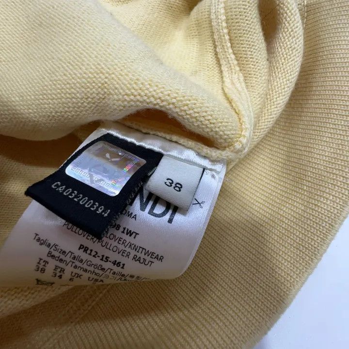 Fendi Fendi Fun Patterned Round Neck Sweater 0079 Size US S / EU 44-46 / 1 - 4 Thumbnail