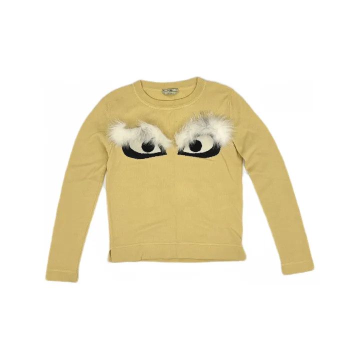 Fendi Fendi Fun Patterned Round Neck Sweater 0079 Size US S / EU 44-46 / 1 - 2 Thumbnail