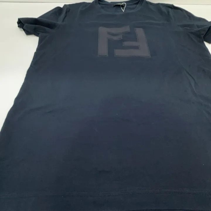 Fendi Fendi Logo Print Black Short Sleeve T-Shirt 0079 Size US S / EU 44-46 / 1 - 10 Thumbnail