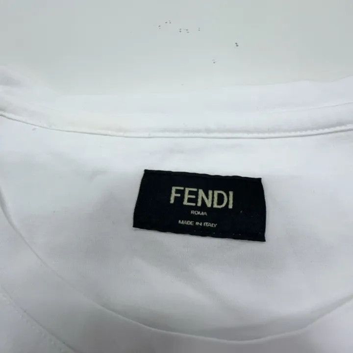 Fendi Fendi FW22 Embroidered Knitted Short Sleeve T-Shirt 0079 Size US XL / EU 56 / 4 - 3 Thumbnail