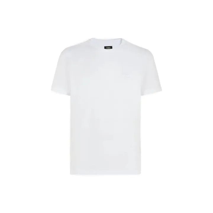 Fendi Fendi FW22 Embroidered Knitted Short Sleeve T-Shirt 0079 Size US XL / EU 56 / 4 - 2 Thumbnail