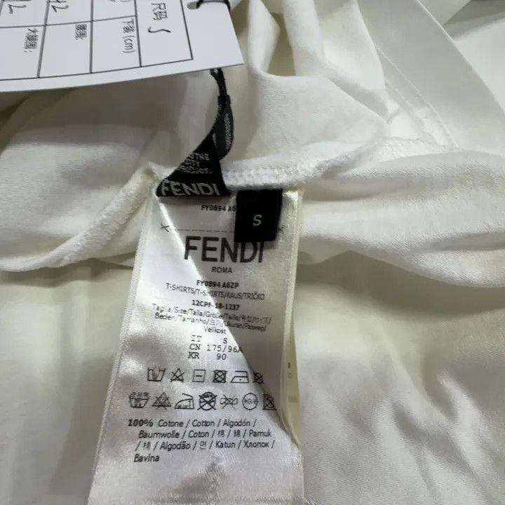 Fendi Fendi Karl Lagerfeld Graphic Short Sleeve T-Shirt 0079 Size US S / EU 44-46 / 1 - 5 Thumbnail