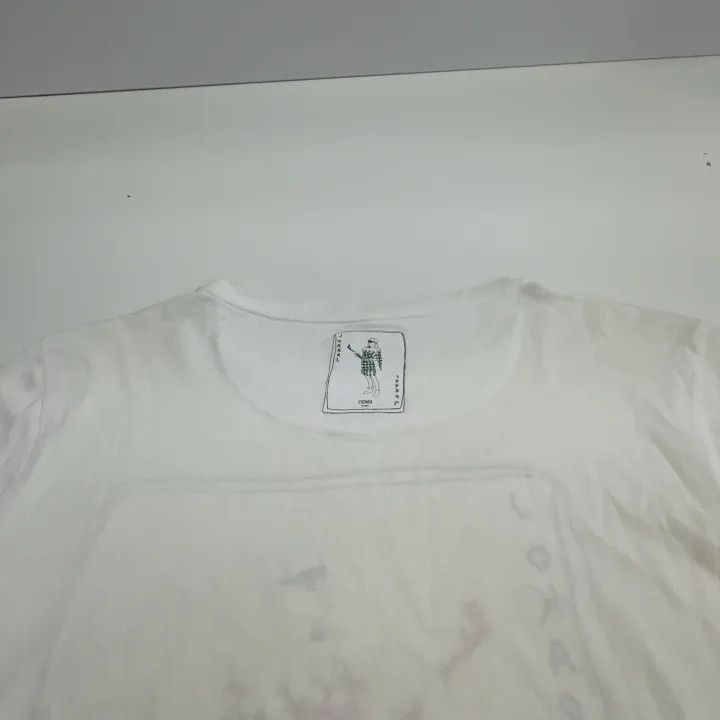 Fendi Fendi Karl Lagerfeld Graphic Short Sleeve T-Shirt 0079 Size US S / EU 44-46 / 1 - 16 Thumbnail