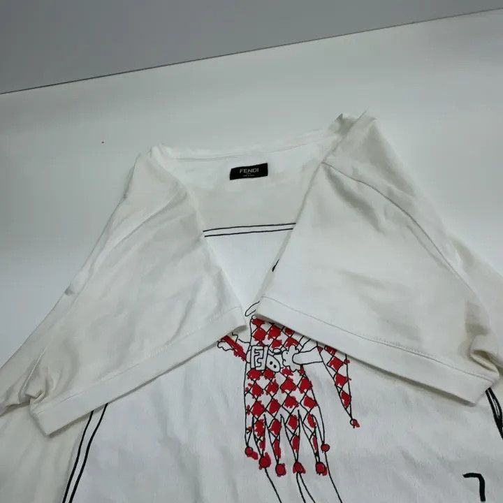 Fendi Fendi Karl Lagerfeld Graphic Short Sleeve T-Shirt 0079 Size US S / EU 44-46 / 1 - 13 Thumbnail
