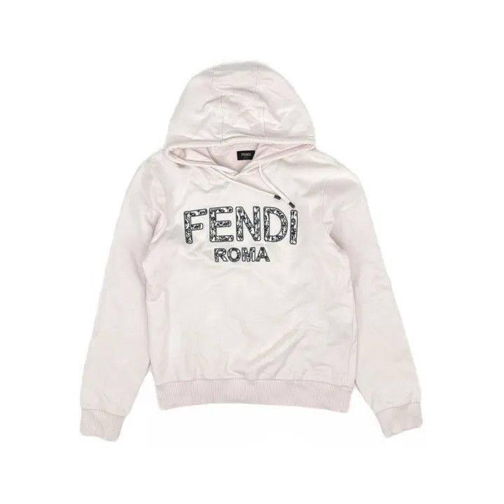 Fendi FENDI Floral Logo Print Hoodie 0079 Size US S / EU 44-46 / 1 - 2 Thumbnail